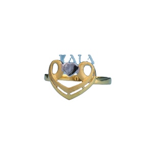 แหวนทองเรียบหรูหราทันสมัยสไตล์ศาสนาตัดกลม-สำหรับงานแต่งงานงานเลี้ยงครบรอบหรือของขวัญหมั้น - Product Image 1