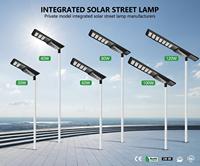 Lampe solaire LED extérieure JEHON 40W-120W avec garantie de 5 ans, étanche IP65, lumière du jour 6000K, MPPT, pour parcs à thème, routes et jardins