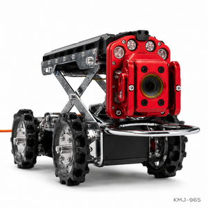 Robot d'inspection de tunnels métalliques KMJ-965, caméra CCTV IP68, chenillard 110V/220V pour l'inspection des mines et des passages souterrains - Product Image 1