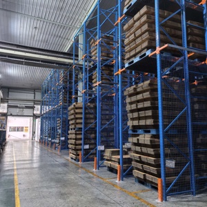 מדפי אחסון למחסן, עמידים, מפלדה, מצופים באבקה נגד חלודה, מדפי אחסון בהתאמה אישית, מדפי הנעה כבדים, בעלי תו תקן CE - Product Image 4