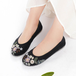 Bejjing, новый стиль, плоская хлопчатобумажная Тканевая обувь, мягкая подошва, женская обувь из джута - Product Image 6