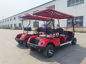 Voiture de golf électrique de luxe compacte et portable à 2 places avec batterie au lithium et grand coffre de chargement - Product Image 2