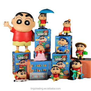 Caja Sorpresa de Anime Crayon <span class=keywords><strong>Shin</strong></span> Chan, Serie Vida Diaria, Muñeco de PVC de Tercera Generación, Modelo de Juguete, Adorno Hecho a Mano, Regalo - Product Image 1