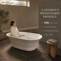 Baignoire ovale autoportante en pierre artificielle, finition haute brillance, profil latéral continu, longueur personnalisable, couleur et motif au choix, pour hôtel et maison