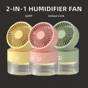 हॉट सेलिंग 2-इन-1 ह्यूमिडिफायर प्रशंसक पोर्टेबल एयर कूलर होम होटल मल्टी-फंक्शनल हैंडहेल्ड हल्के 4-6 घंटे - Product Image 2