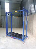 Plateforme élévatrice mobile hydraulique pliable à commande électrique, hauteur réglable 3m, table 1x1m, élévateur de chantier intérieur
