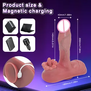 Vibrador Realista con Control Remoto 6 en 1, Estimulador de Vagina, Ano, Punto G y Clítoris, Juguetes Sexuales para Mujeres - Product Image 5