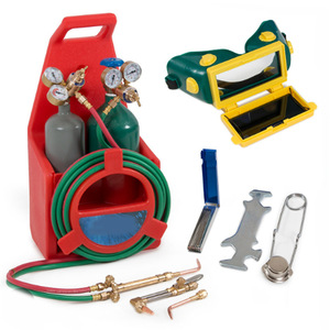 Kit de herramientas portátiles americanas para soldar y cortar, tipo inyector de latón Cfweld para uso con cilindros de gas - Product Image 1