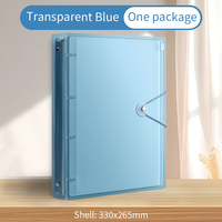 Carpeta de Archivos con Logotipo Personalizado, Organizador de Documentos, Bolsa Ignífuga para Documentos, Porta Certificados, Carpeta de 3 Anillas para Uso en Oficina y Negocios