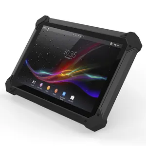 Built In Scanner NFC UHF RFID Reader Data Collector 10 Inch Rugged Android Rugged Industrial Tablet PC