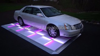 HOMEI Acrylique RGB3in1 LED DMX Panneau de piste de danse pour mariage DJ Disco Events 1x1M Haute Qualité