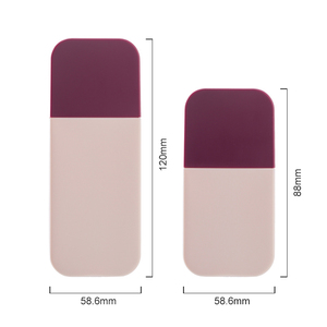 Botella de Spray con Bomba y Tapa, Cuadrada, Recargable, de HDPE/PP, 100ml/150ml, Color Personalizado Naranja/Blanco, para Loción, Venta al Por Mayor - Product Image 2