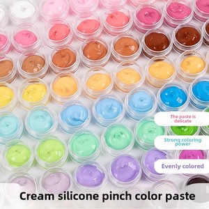 Petite potte de pigment en silicone pour macarons, à faire soi-même, spéciale pour crème huileuse, tempera et peinture à la gouache pour artistes - Product Image 2