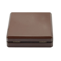 Boîte à pièces rectangulaire en MDF en bois fait main de luxe avec intérieur en velours, couvercle rabattable personnalisé, étui cadeau artisanal pour pièces de collection