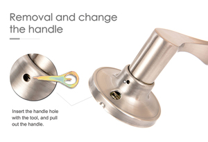 <span class=keywords><strong>New</strong></span> Mô Hình Ống Tay Nắm Cửa Phòng Tắm Cửa Khóa Và Xử Lý - Product Image 5