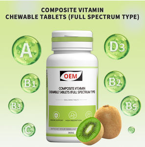 טבליות ויטמינים מרוכבות ללעיסה במחיר סיטונאי של HODAF, מולטי ויטמין ללעיסה לספורטאים לתמיכה בבריאות, ייצור לפי הזמנה (OEM) - Product Image 6