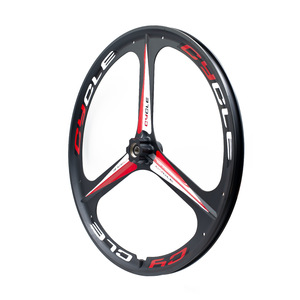 Roue de fauteuil roulant sportive à trois rayons en alliage d'aluminium et de magnésium, ensemble de roues intégré Shi Peng - Product Image 5
