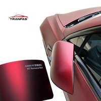Vinilo para Automóviles Rojo Romance de Alto Brillo, Película Protectora de Pintura Autoadhesiva con Cambio de Color, Fabricante OEM