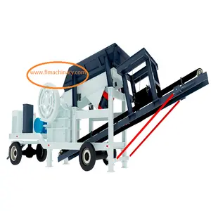 Portable Stone Crusher Jaw Crusher And Vibrating Screen