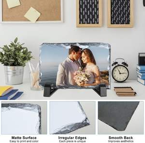 Sublimation Blanks Small Square 15*15cm Rock Sublimation Coated Blank Photo Stone Slate - Product Image 3