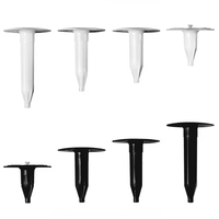 Chevilles d'ancrage cannelées isolées en plastique pour isolation extérieure murale, étanches et écologiques