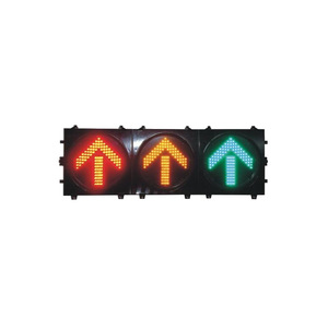 Semáforo LED Tipo 403 con Carcasa de Aluminio, Pantalla Completa Roja, Amarilla y Verde con Flecha para Control de Tráfico Vial - Product Image 1