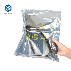 Manufacturer Anti-Static hard disk CPP Zip lock bag for electrostatic sensitive high-tech electronic products PC boards