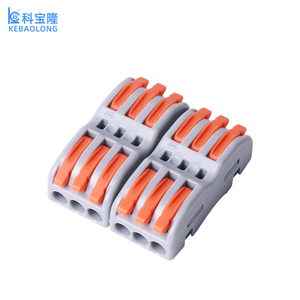 Divisor a tope tipo empuje personalizable, Conector de bloque de terminales rápido Universal para conectores de productos de cable <span class=keywords><strong>flexible</strong></span> rígido - Product Image 5