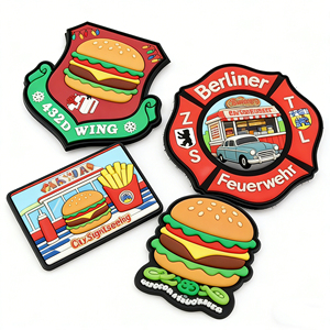 Genuine Custom Workshop Buyer Designed 2D Soft Rubber Polyvinyl Chloride <b>Sew</b> <b>On</b> Washable Uniform Emblem pvc <b>patch</b> - Product Image 4