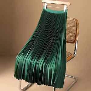Jupe longue plissée en tulle pour femme, coupe trapèze, taille élastique, style ballet, maille 720 degrés, élégante et douce - Product Image 3