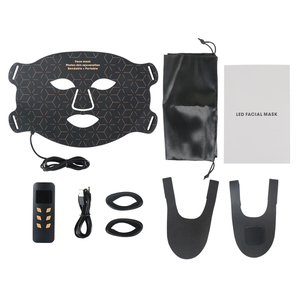 <span class=keywords><strong>Precio</strong></span> de fábrica, <span class=keywords><strong>terapia</strong></span> LED de silicona de 4 colores, máscara Facial, instrumento de belleza de onda de luz infrarroja, <span class=keywords><strong>terapia</strong></span> de fotones dirigida a la cara - Product Image 3