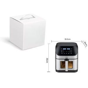 Large-capacity 8-liter air Fryer with Viewing <b>Window</b> Household Touch-<b>screen</b> No-clean Steam Fryer - Product Image 2