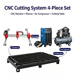 CNC Portable Stepper Motor Plasma Cutting Machine <b>Mini</b> Gantry Industrial Use Carbon Steel Stainless Steel Aluminum Metal Plate - Product Image 1