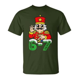 Six Seven Christmas Gen Z Meme Slang T-Shirt Holiday Fun Design Unisexe Taille Adulte - Product Image 1