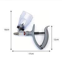 Pistolet seringue automatique pour bétail, pistolet d'injection à remplissage continu réglable pour poulets, porcs, moutons, vaches, volailles