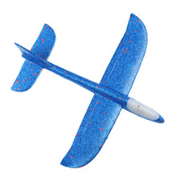 Vente chaude Fidget Toys Lumineux Lancé À La Main Grand Avion Mousse Anti-chute Modèle Pour Enfants Jouet En Gros Jouets Éducatifs