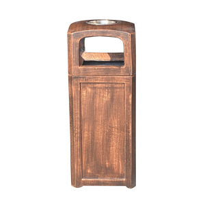 Outdoor Fiberglass Vertical <strong>Trash</strong> <strong>Can</strong> Scenic Area Community Environmental Protection Sanitation Sorting Cylinder - Product Image 5