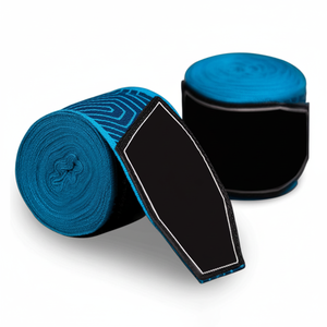 Material de alta calidad Algodón/poliéster hecho recién llegado envolturas de mano diseño de logotipo personalizado envolturas de mano transpirables para la venta - Product Image 1