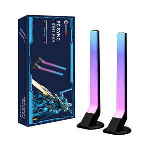 CL Lighting Factory's Smart RGB Light <span class=keywords><strong>Bar</strong></span> 2 uds inalámbrico BT 5V Led para juegos y dormitorio música sonido atmósfera lámparas Control - Product Image 1