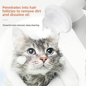 Brosses de bain automatiques écologiques en plastique pour animaux de compagnie avec fonction de massage et de mousse pour chiens, chats et petits animaux - Sans fil et portables - Product Image 3