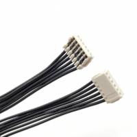موصل كابلات مخصص بخطوة 0.6 مم، موصل IDC أحادي الصف متعدد الأطراف، تجميع كابلات متصلة بالأسلاك