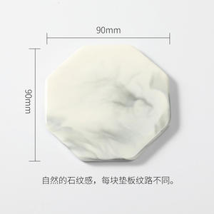 Plaque en céramique octogonale bleue de 9,5 cm pour outil de sceau à la cire de journalier - Product Image 3