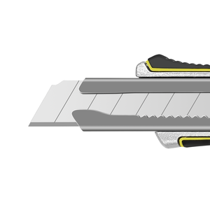 Cuchillo <span class=keywords><strong>Retráctil</strong></span> <span class=keywords><strong>de</strong></span> <span class=keywords><strong>Seguridad</strong></span> <span class=keywords><strong>de</strong></span> Grado Industrial <span class=keywords><strong>de</strong></span> 18 mm con Bloqueo Automático, Cuchilla <span class=keywords><strong>de</strong></span> Acero con Alto Contenido <span class=keywords><strong>de</strong></span> Carbono SK2 SK5, Cortador <span class=keywords><strong>de</strong></span> Acrílico - Product Image 4