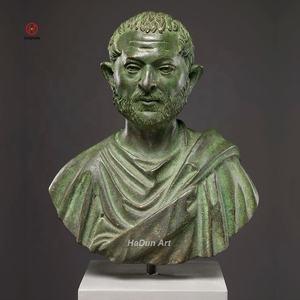 Statue de buste en bronze personnalisée du fondateur anonyme - Product Image 5