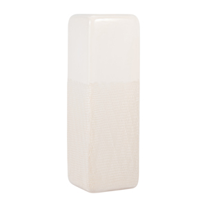 Vaso in Ceramica con Dettagli Scanalati, Vaso Decorativo Moderno per Centrotavola e Arredamento Casa - Product Image 3