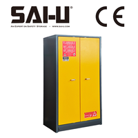 Armoire de sécurité ignifuge à double porte EUS3030 SAI-U, armoire à double paroi ignifugée avec bac de récupération intégré