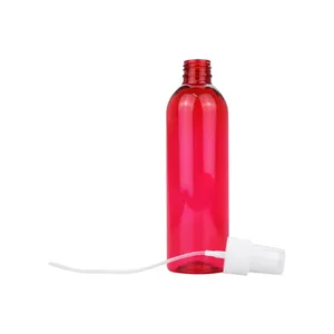 Cosmetic Transparent Essential Spray Bottles Mist Red Plastic Spray Bottles Skincare Bottles Packaging Luxury