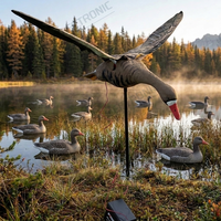 Décoy de canard à poitrine blanche haute simulation, électrique, agitant les ailes, pour la chasse au Canada, en PE, écologique, durable et réglable