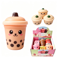Jouet Squishy en PU à remontée lente, anti-stress, jouet sensoriel en forme de boîte de boisson (Cola, Lait), jouet de décompression, cadeau de fête pour enfants, vente en gros
