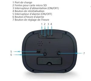 Mini cámara inalámbrica con reloj WiFi, admite visualización remota, detección de movimiento, almacenamiento en bucle, cámara HD estilo niñera para el hogar - Product Image 2